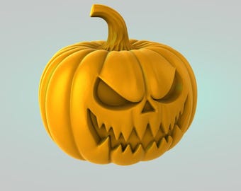 Pumpkin miniature toy - STL File for 3d printer (digital download)
