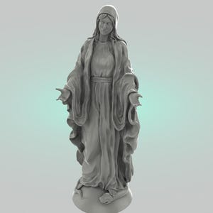 Holy Mary figurine - Stl file for 3d Printer (digital download)