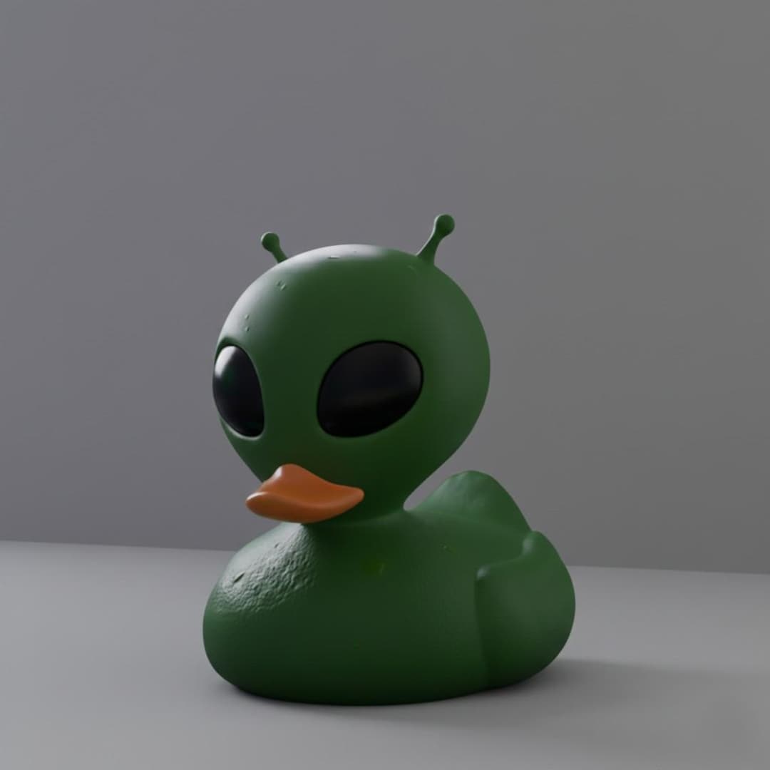 Alien Duck STL for 3d Printer and Animation, Digital Download - Etsy