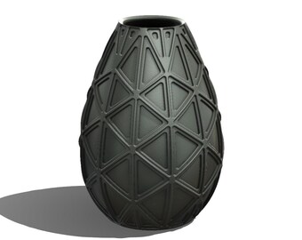Cyber Style Vase STL: 3D Print File, Modern Home Decor (Digital Download)