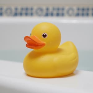 Yellow rubber duck STL and OBJ file for 3d printer and animation, digital download