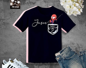 Custom Spiderman verjaardagsshirt, Spiderman en Spidey verjaardagsshirt, Spidey T-shirt, Spiderman verjaardagsshirt, superheld verjaardagsshirt