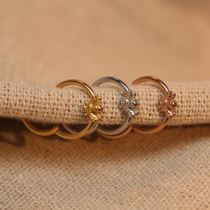 Septum Rings 16G Surgical Steel Clicker Ring Nose Rings Septum Conch Helix Cartilage Nose Hoop Piercing Helix Piercing Jewelry Nose Piercing