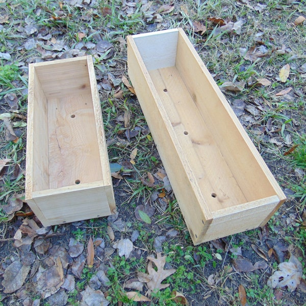 Cedar Planter Plans - Simple and Easy to Build