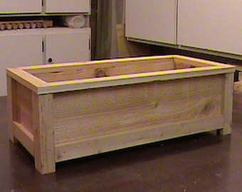 Vegetable Planter, Planter Plan, Cedar Planter Plans, Outdoor Planters, Planter Box Plans, Wooden Planter Plans, Patio Planter Plans