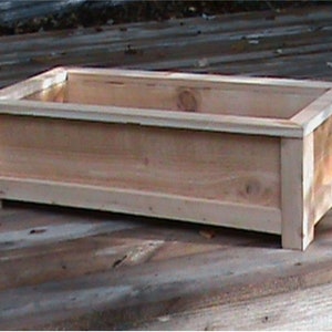 Zeder Planter Box-Pläne, Holzarbeitspläne, Outdoor-Planer / Planter Box-Pläne / Holzpflanzer-Pläne / Terrasse-Planer-Pläne