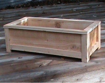 Cedar Planter Box Plans, Wood Working Plans, Outdoor Planters / Planter Box Plans / Wooden Planter Plans / Patio Planter Plans