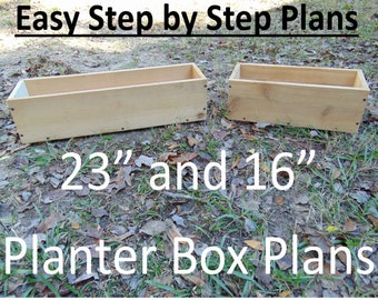 Build Plans - Two Simple and Easy to Build Planters