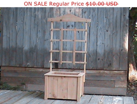 Patio Planter Plans Vertical Planter Plans Container Etsy