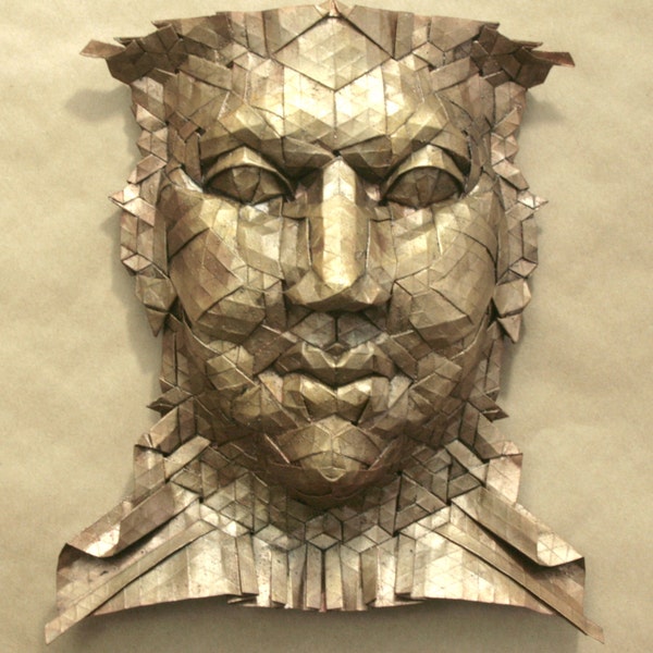 Helios - a portrait in paper