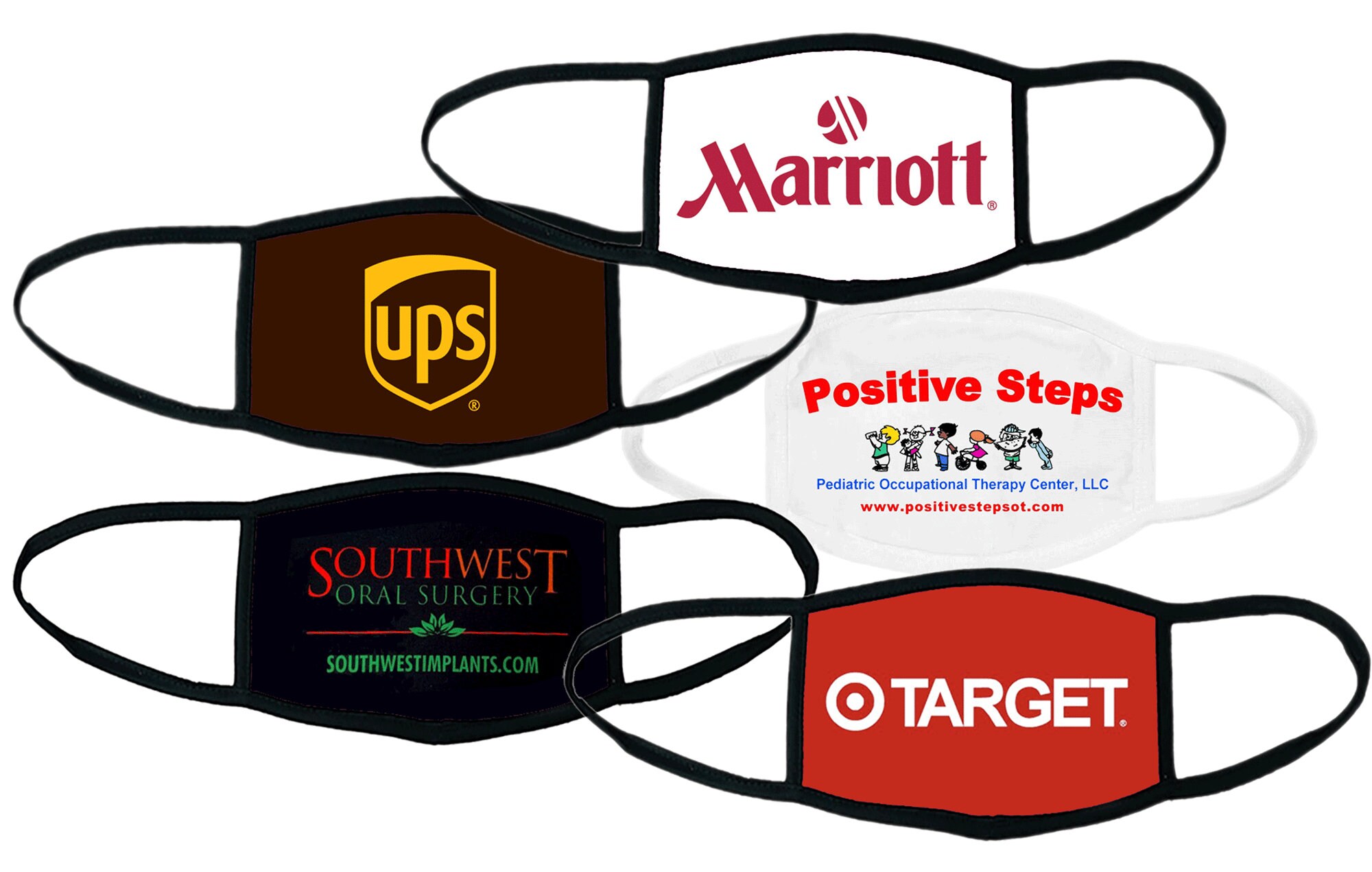 Custom Logo Masks 50pcs full color logo FREE SHIPPING Etsy