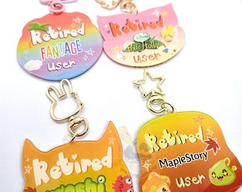 Fantage Pixie Hollow Moshi Monsters MapleStory, acrylic keychains, 2000s nostalgia Y2k 90s kid baby, Kidcore, millennial Gen z