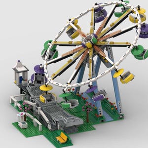 LEGO Jahrmarkt-Fallschirmjägerfahrt (nur Anleitung)