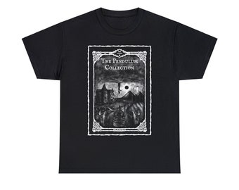 The Pendulum Collection T-Shirt- Unisex Heavy Cotton Tee- Occult, Dark Academia, Rock & Roll, Horror