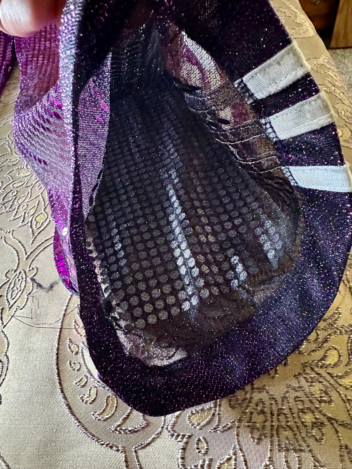 Jonathan Davis O.G. Style CUSTOM Replica Adidas Purple Sequin Full