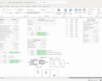 Steel Connection Design Check - ASD - Microsoft Excel