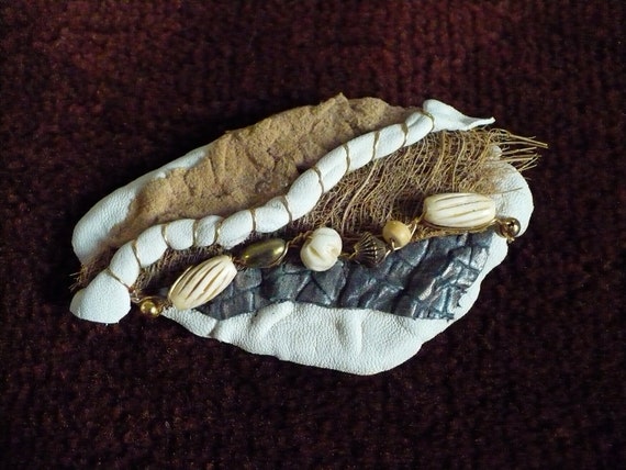 Handmade abstract custom brooch or pin - image 5