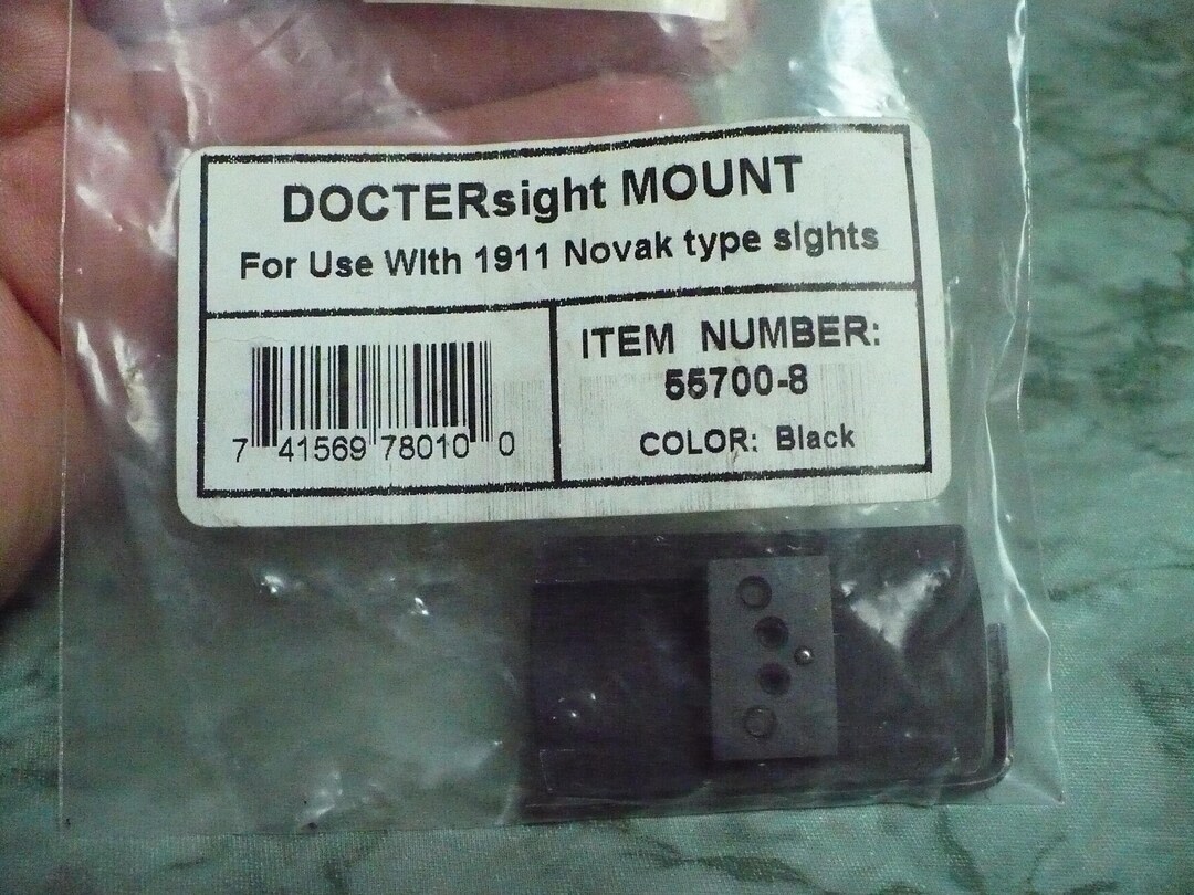 DOCTOR Sight Mount Base for 1911 Novak Type Sights - Etsy