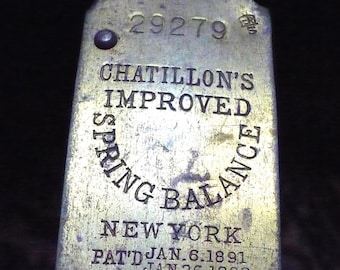 Chatillon's Improved Spring Balance Family Scale - 25 Pound