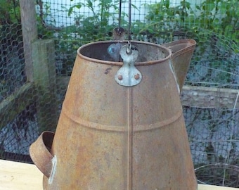 Large Rusty Kettle