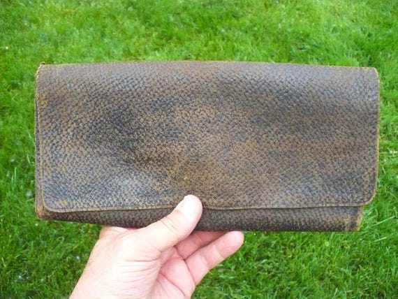 Leather Divided Document Pouch - image 1