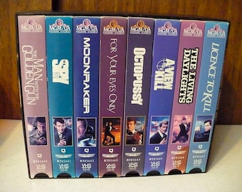 The James Bond 007 Collector's Set - Volume 2 -  8 VHS Tapes