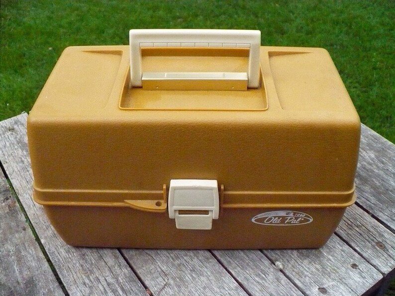 Old Pal Fishing Tackle Box Etsy