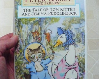 VHS Tape - Beatrix Potter The World of Peter Rabbit and Friends - The Tale of Tom kitten and Jemima Puddle-Duck