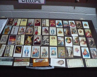 Funeral or Prayer Cards - Set "H" - 54 cards