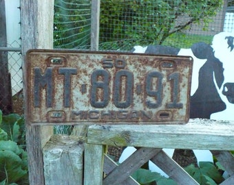 Michigan License Plate 1950