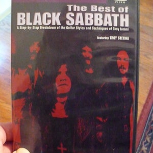 DVD - The Best of Black Sabbath - Guitar Styles and Techniques of Tony Iommi - by Troy Stetina