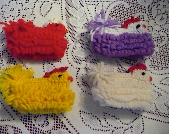 Handmade Chicken Easter Egg Covers