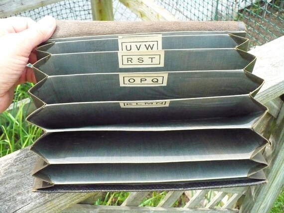 Leather Divided Document Pouch - image 5