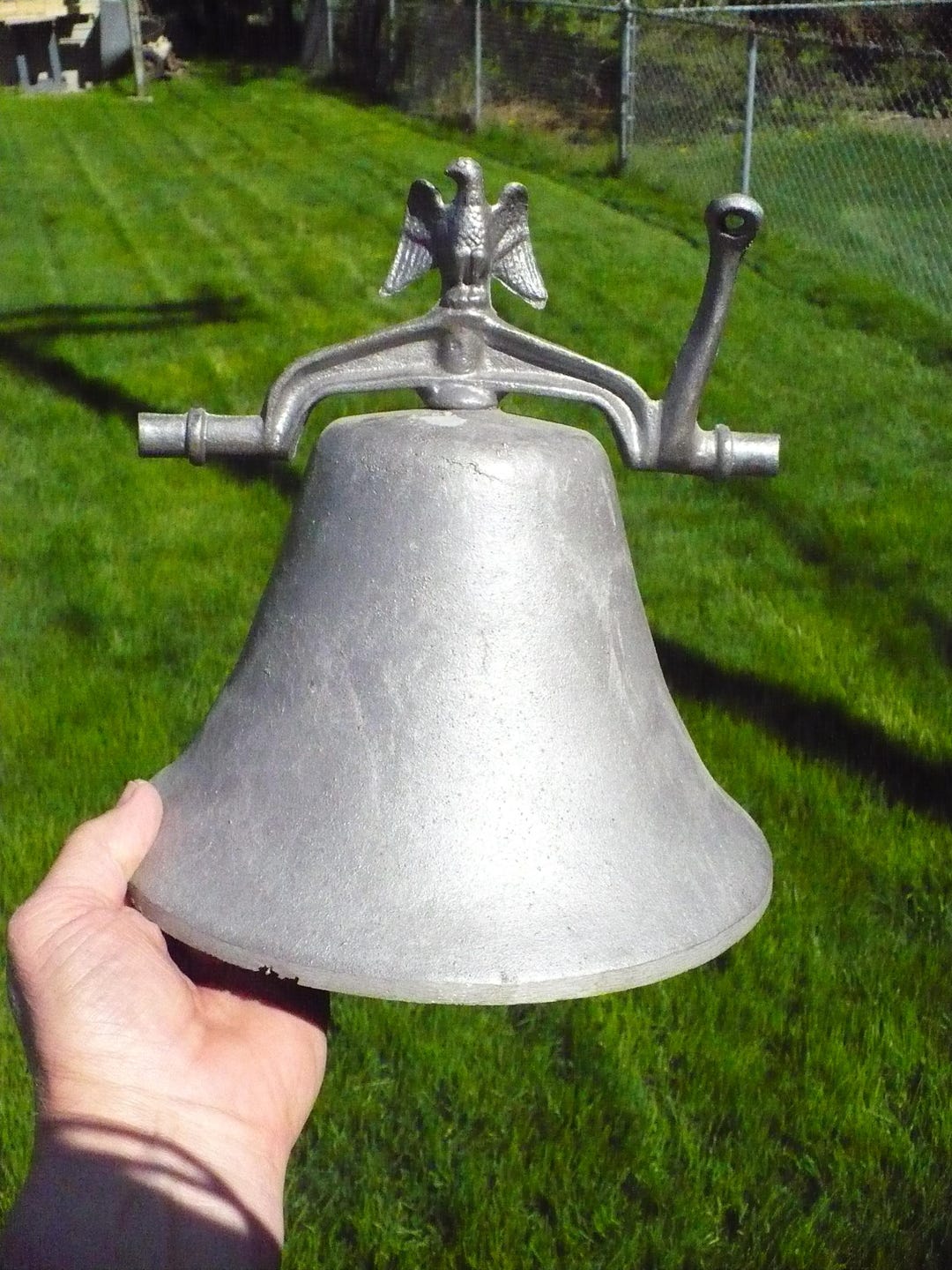 Cast Aluminum Farm Dinner Bell - Reserved for Nick Baio Only - Etsy
