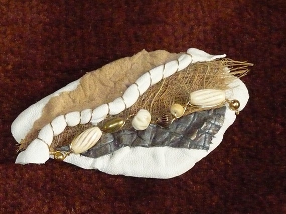 Handmade abstract custom brooch or pin - image 1