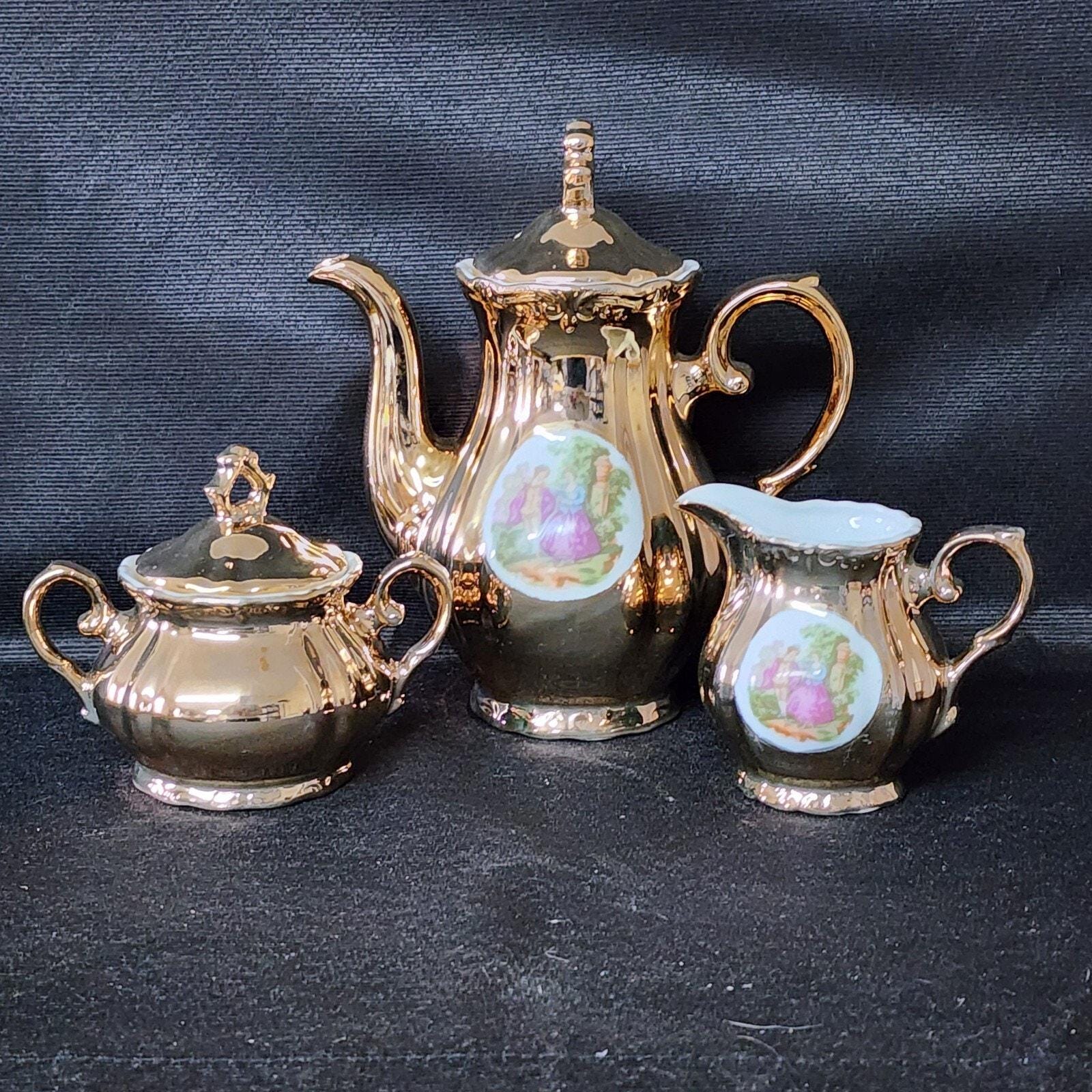 Antique 1900-40 Empress by Haruta Porcelain Japan Tea Set - 15 Pc