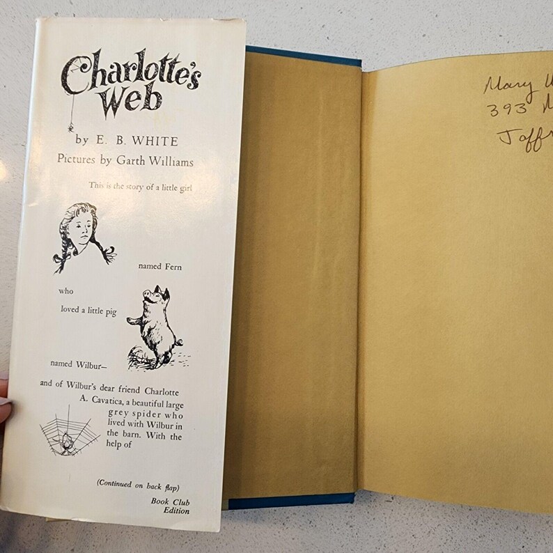 Charlotte's Web by E.B. White - Hardcover With DJ 1952 - Etsy