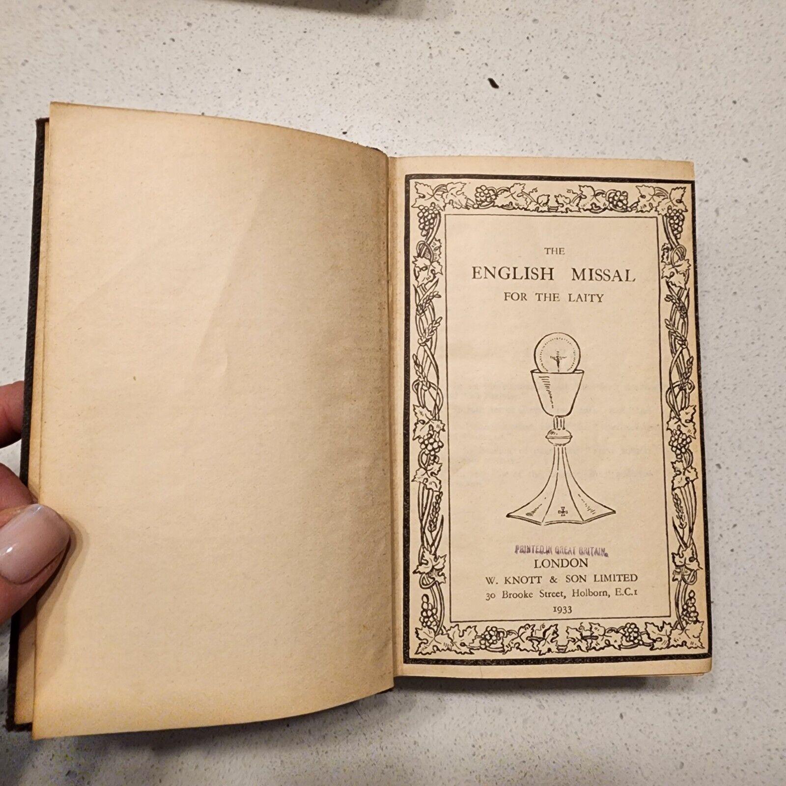 ミサ典礼書 MISSAL Jérusalem Bethléem 木製装丁 仏語 1933 年 平信徒のための英語ミサ典礼書 - 革装 - Etsy 日本