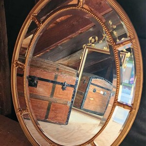 オーバルミラー アイルランド製 オーダーメイド 西洋彫刻 木製 ※i4※ 木製ラウンドミラー オーバル 425 | KB-AC019-02-G141 | ミラー | 洗面