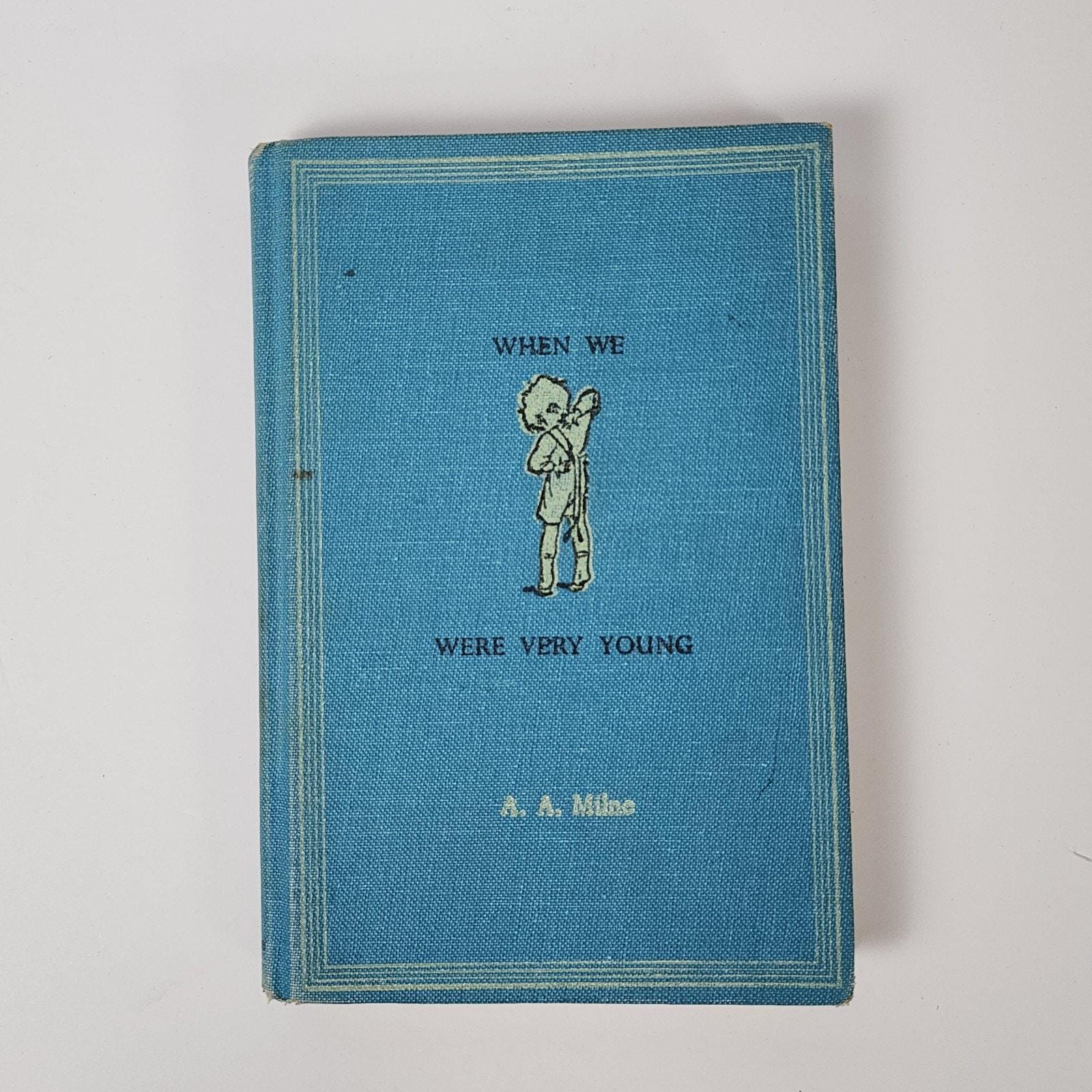 When We Were Very Young by A. A. MILNE - 1961 Book of Poems - Etsy