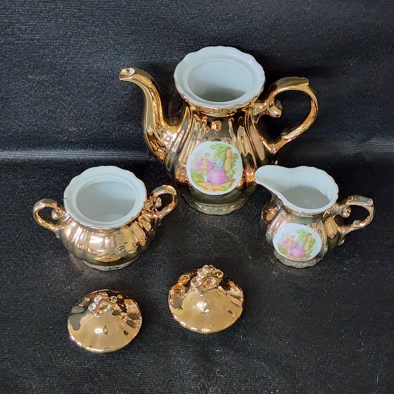 Antique 1900-40 Empress by Haruta Porcelain Japan Tea Set - 15 Pc