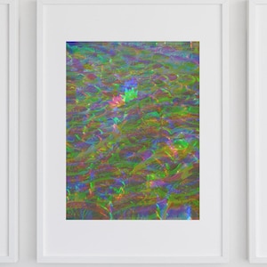 Dreaming of Water Lilies    | Digital Art / Wall Décor / Dreamy Water lilies / Impressionist / Abstract Art