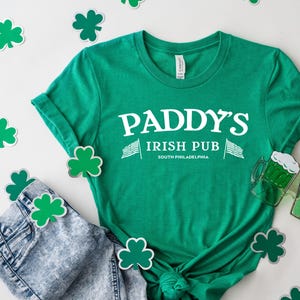 Paddy&#39;s Irish Pub Shirt, St. Patrick&#39;s Day Funny, TV Drinking Shirt, It&#39;s Always Sunny in Philadelphia, Always Sunny Shirt, Paddy&#39;s Pub Men