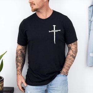 Cross Shirt, Faith Cross Shirt, Christian Gift, Faith Gift, Christian Shirts, Gift For Him, Gift For Her, Faith Cross, Fathers Day Shirt
