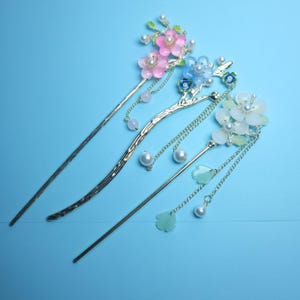 Enchanting Flower Chinese style Hairpin &gt;~&lt;