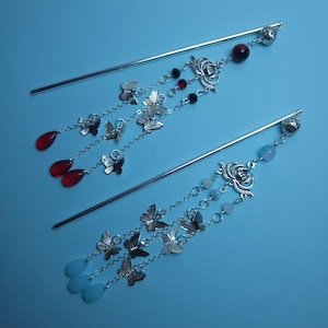 PRE-ORDER Enchanting Butterfly Chinese style Hairpin TGCF&gt;~&lt;