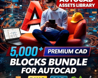 5,000+ Ultimate CAD & BIM Mega Bundle [Instant Access] – Universal DWG/dfx Library 2026