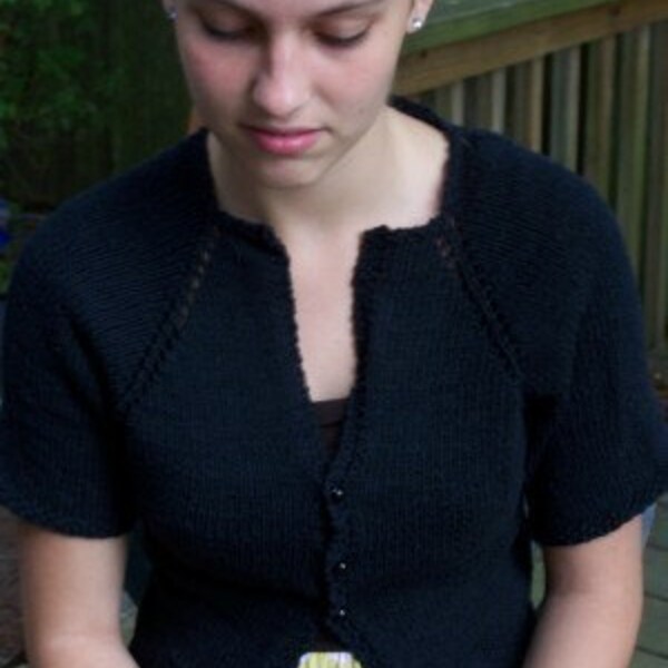 Juliet A Wonderful Top Down Short Sleeved Knit PDF Pattern    Great for the upcoming seasons