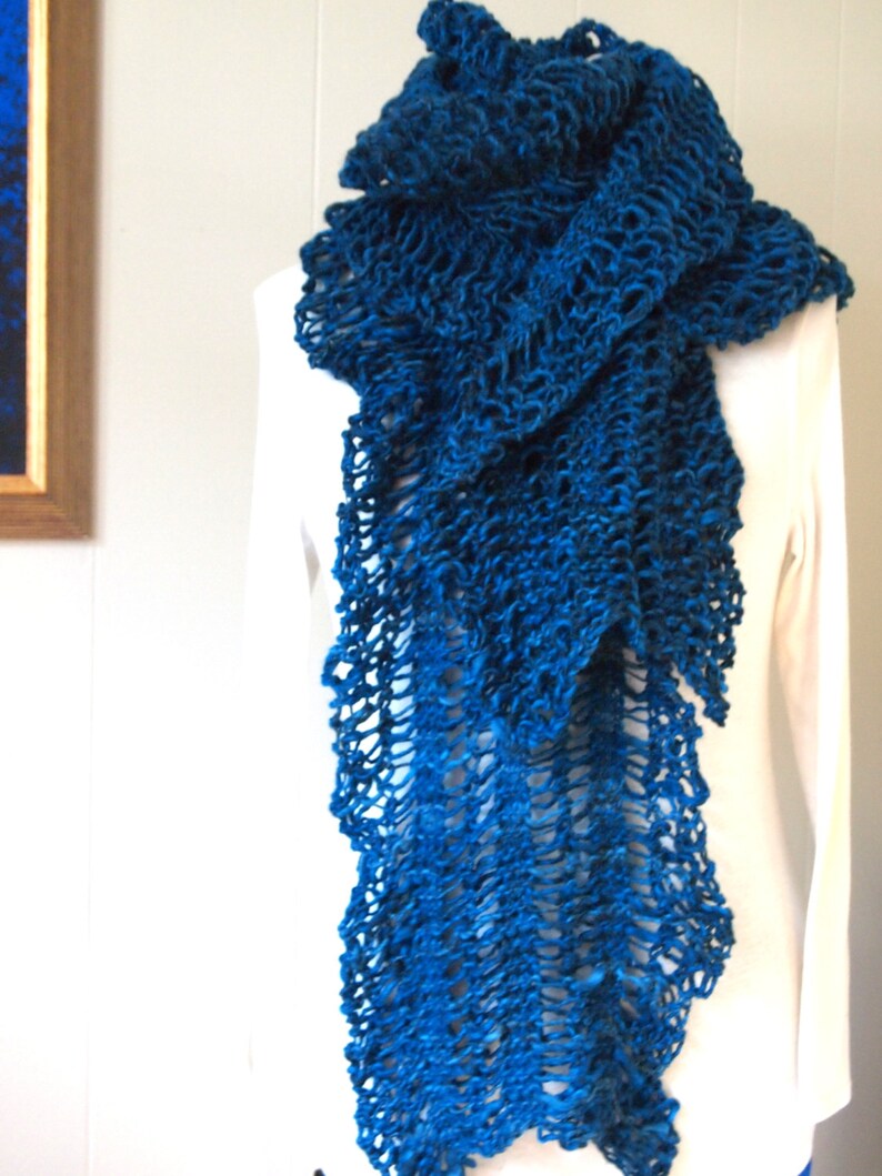 Not Your Average Beginner Hand Knit Pdf Scarf Pattern