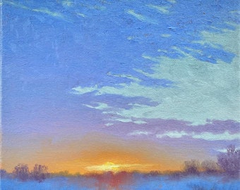 Sunrise January 21st, 7:41am - original artwork